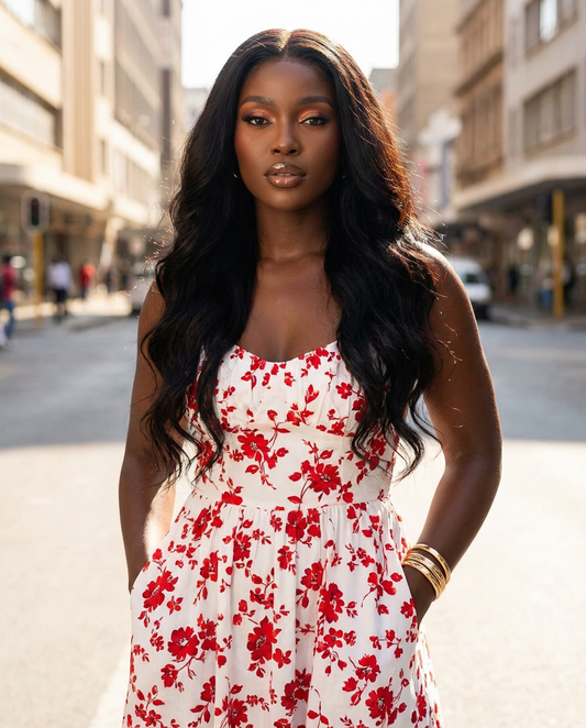 Natural Black Curtain Bangs Human blend Lace Front Wig